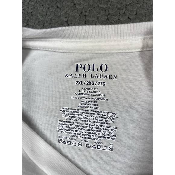 Polo Ralph Lauren Lot of 2 Classic Fit 100% Cotton Crew Neck T Shirt Men's 2XL - Picture 5 of 9
